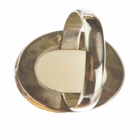 Gray Moonstone Cabochon Ring - Picture 3 of 5